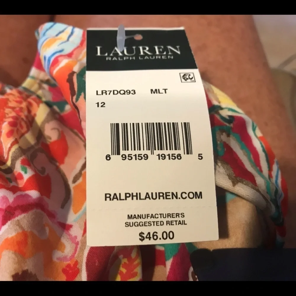 LAUREN RALPH LAUREN Women's Sunrise Printed Hipster Bikini Bottom